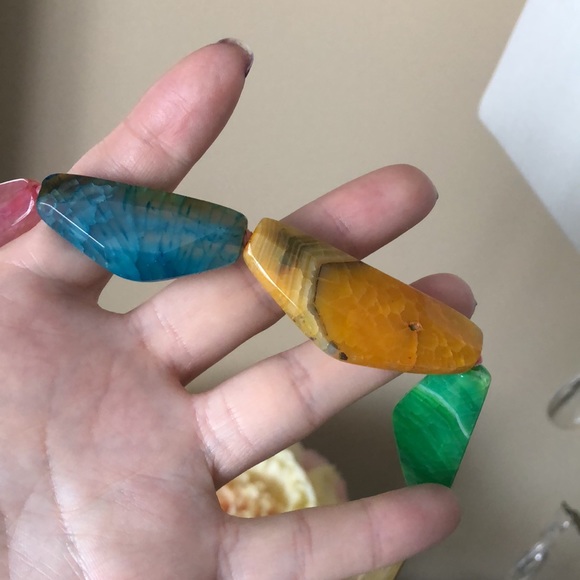 AphOrism Genuine Stones Sterling Silver Necklace - Picture 9 of 10